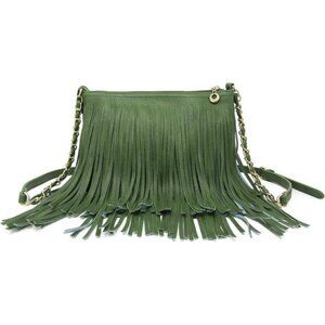 Fringe Crossbody Shoulder Bag with Strap, Tassel Messenger bag, Country